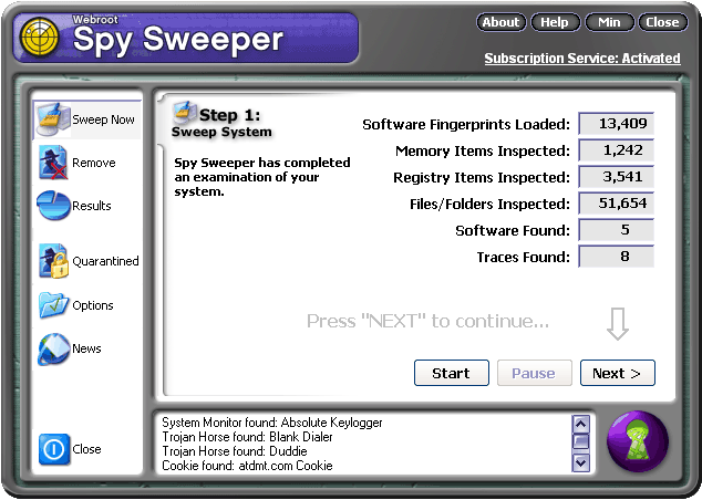 download Spy Sweeper